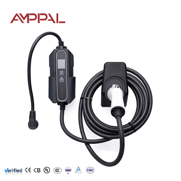 旅行や家庭での充電用のアクリルデザインの11kWポータブルAC EV充電器