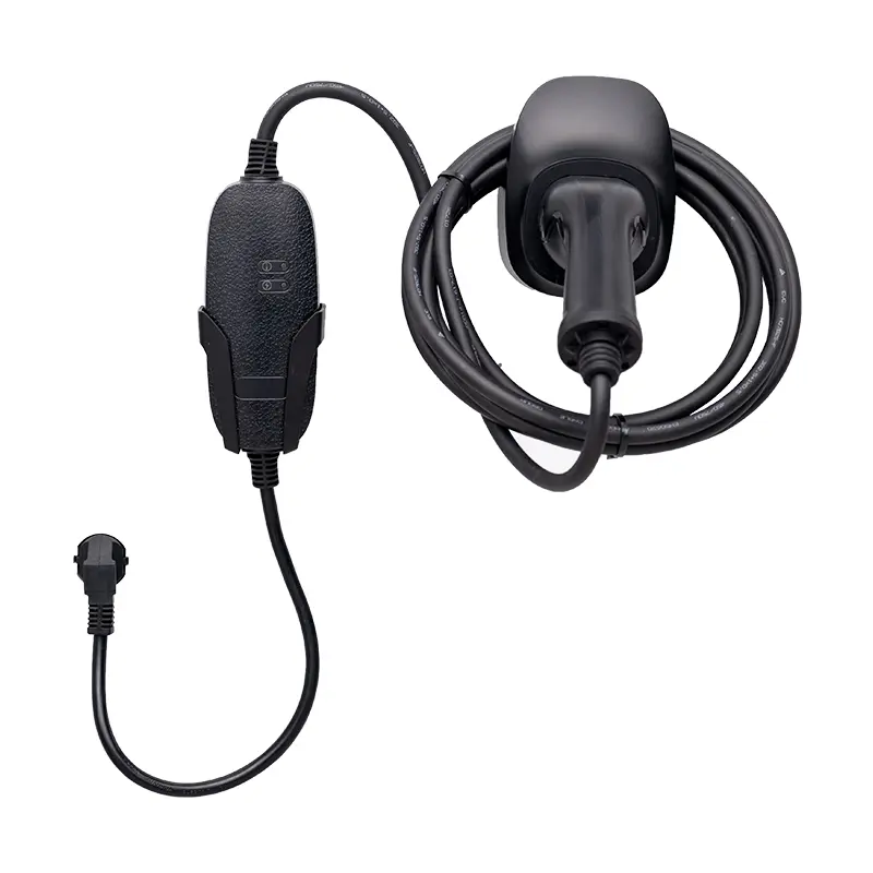 家庭および旅行用アクリルハウジング付き 3.5kW ポータブル AC EV 充電器