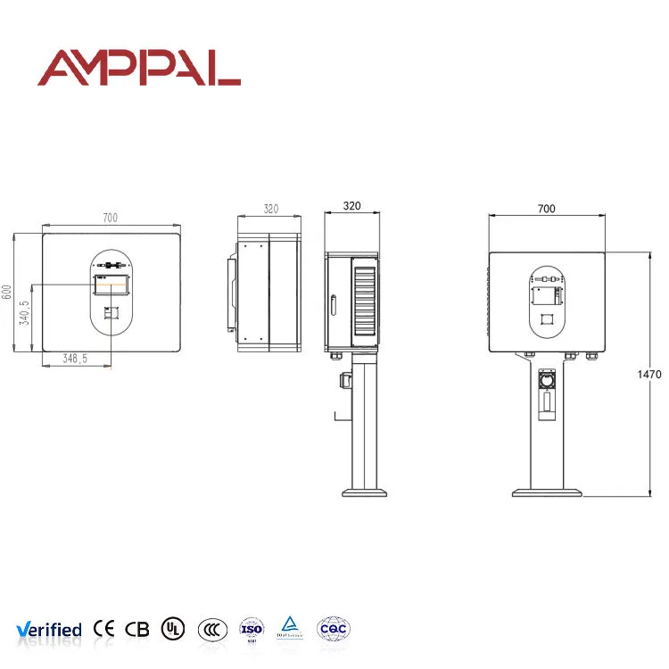 20kW Wall-Mounted DC Fast EV Charging Station for Commercial Parking